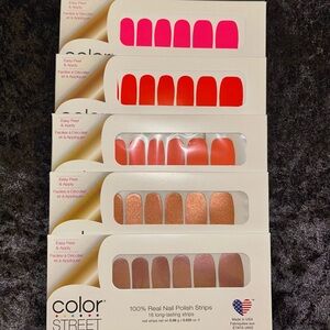 Color Street Vibrant Nail Polish Strips Collection